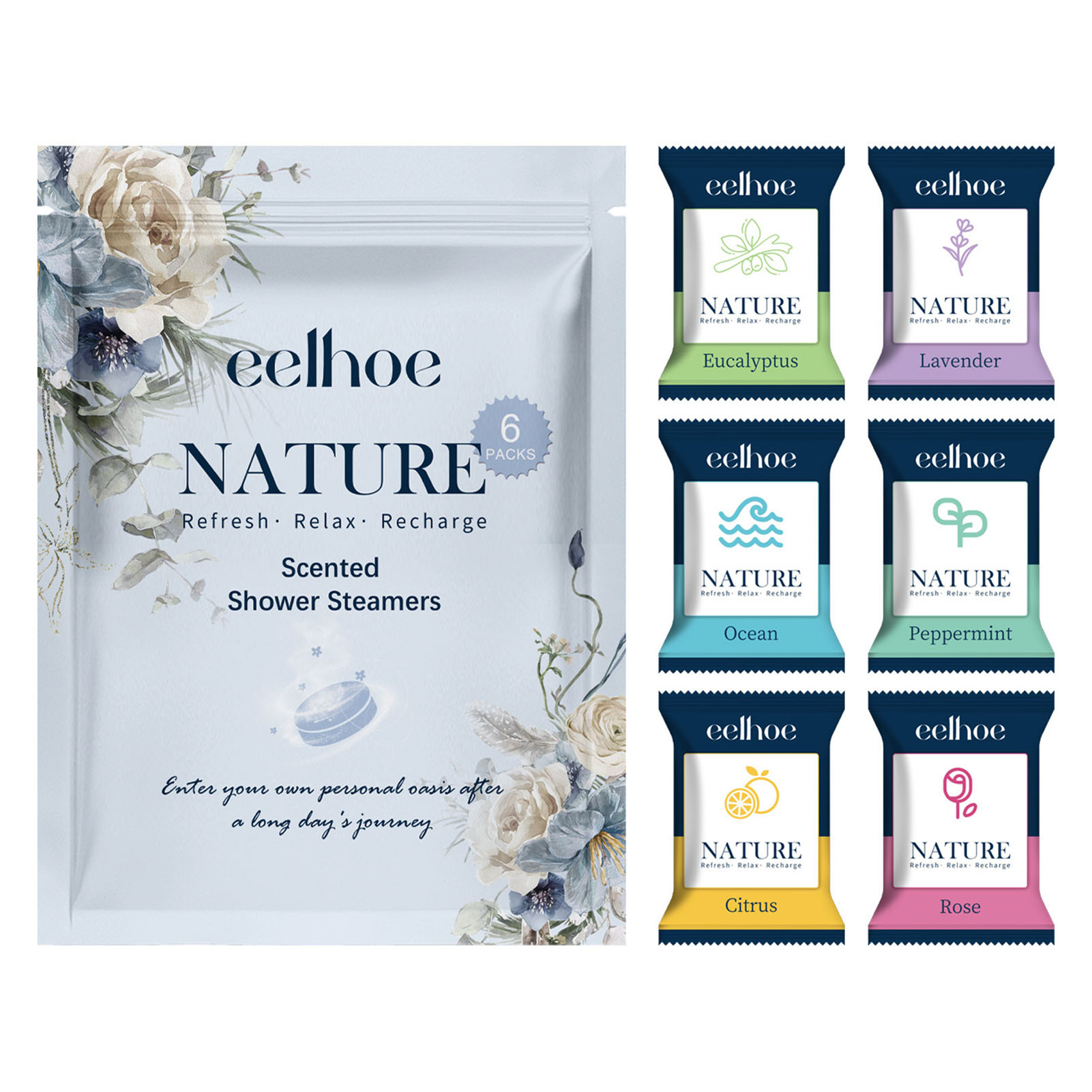 Shower Steamer Tablet - 6 stücke Aromatherapie Dusche Tabletten Unterstützen