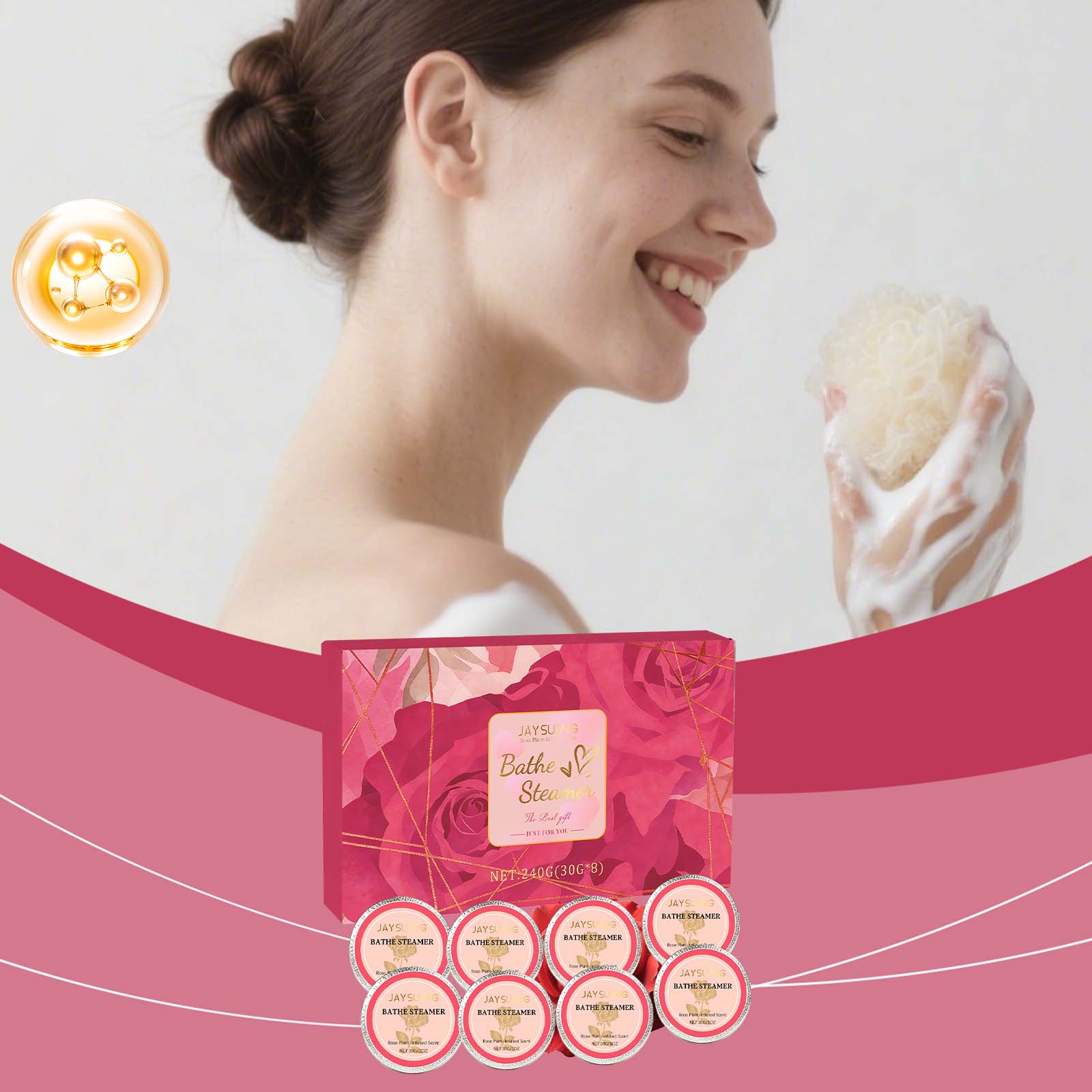 Shower Steamer Tablet - Dusch-Dampftabletten, Geburtstagsgeschenke, 8er-Pack, Duschbomben, Geschenke für
