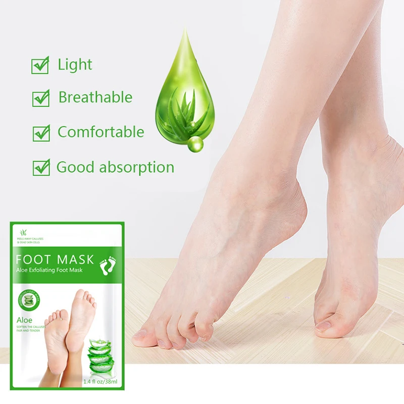 Foot Mask Peeling - Fußpeeling-Masken, Pediküre-Socken, Peeling-Scrub für die Füße,