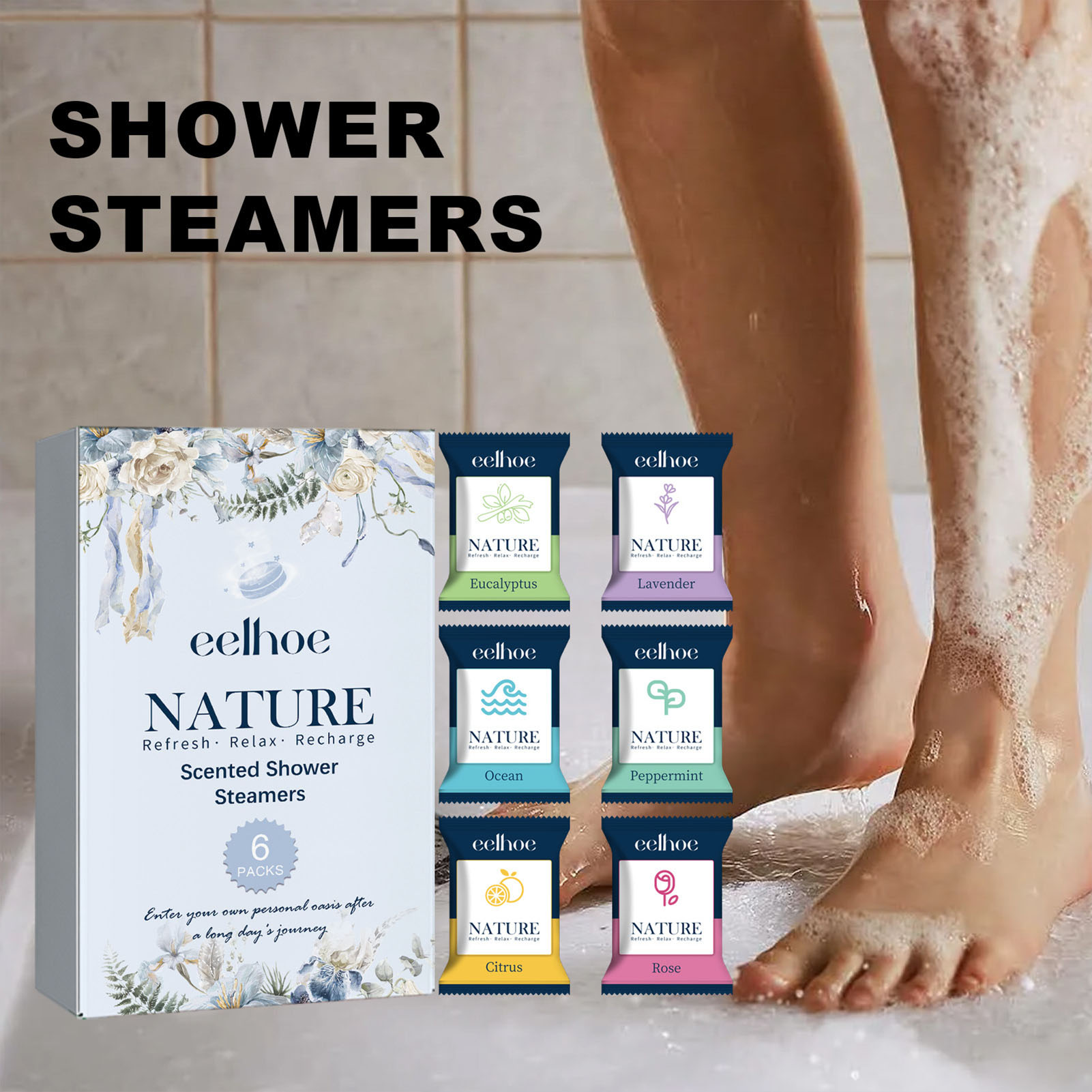 6 stücke Aromatherapie Dusche  – Shower Steamer Tablet Bewertung und Preis