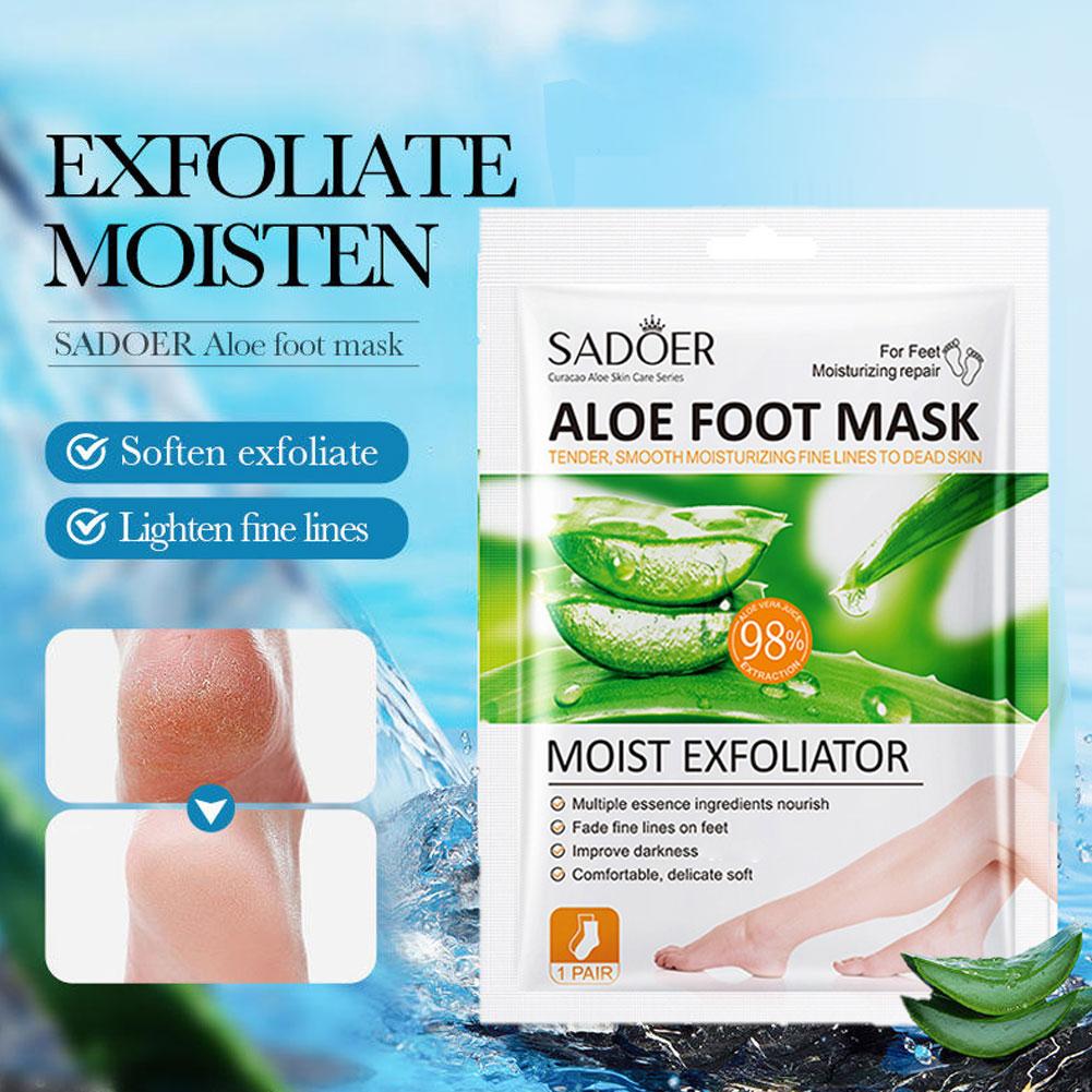 Aloe Vera Fußmaske, Peeling, f – Foot Mask Peeling Bewertung und Preis