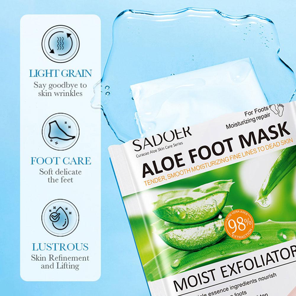 Aloe Vera Fußmaske, Peeling, f – Foot Mask Peeling Bewertung und Preis