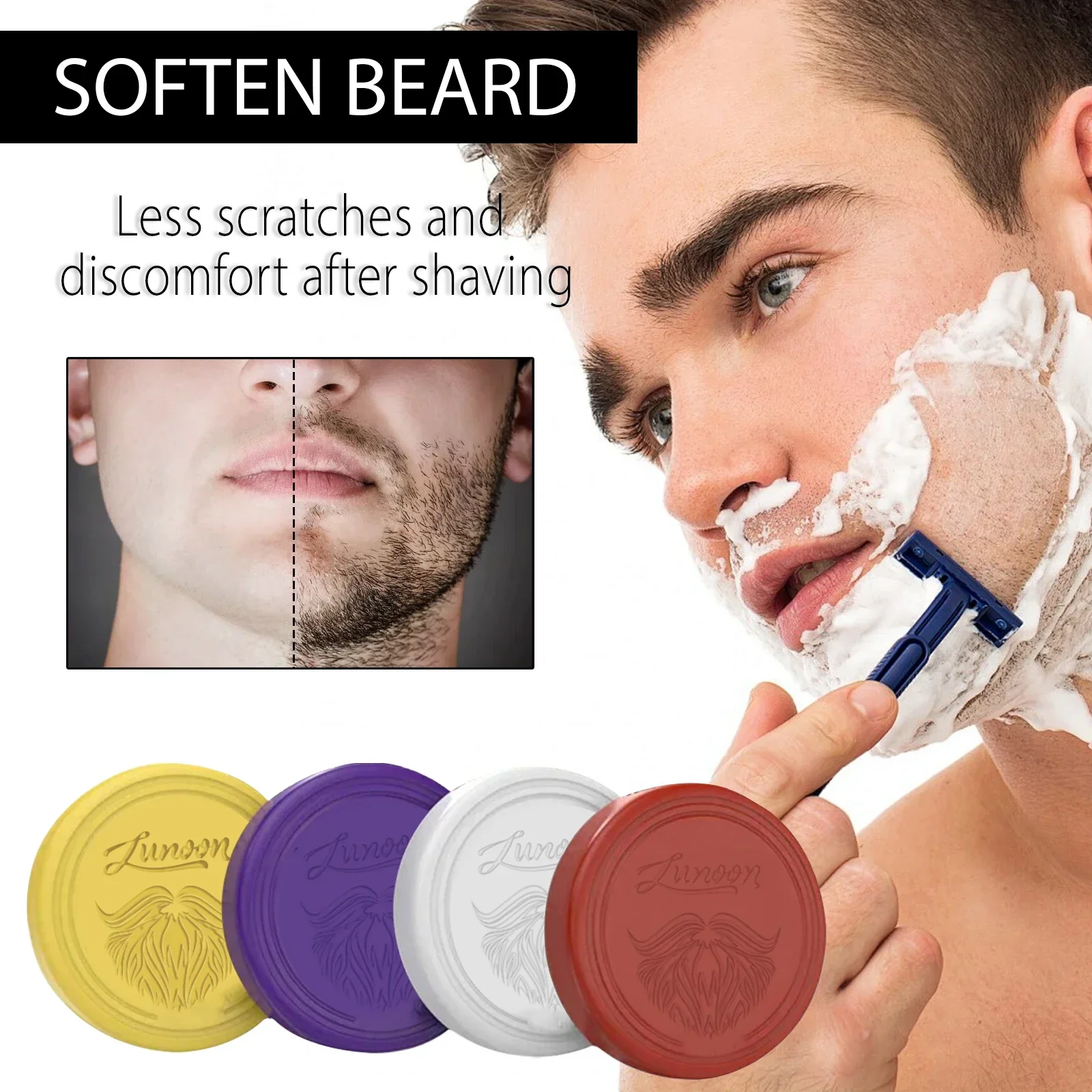 4/1 Stück Herren-Rasierseife,  – Hair Removal Cream Bewertung und Preis