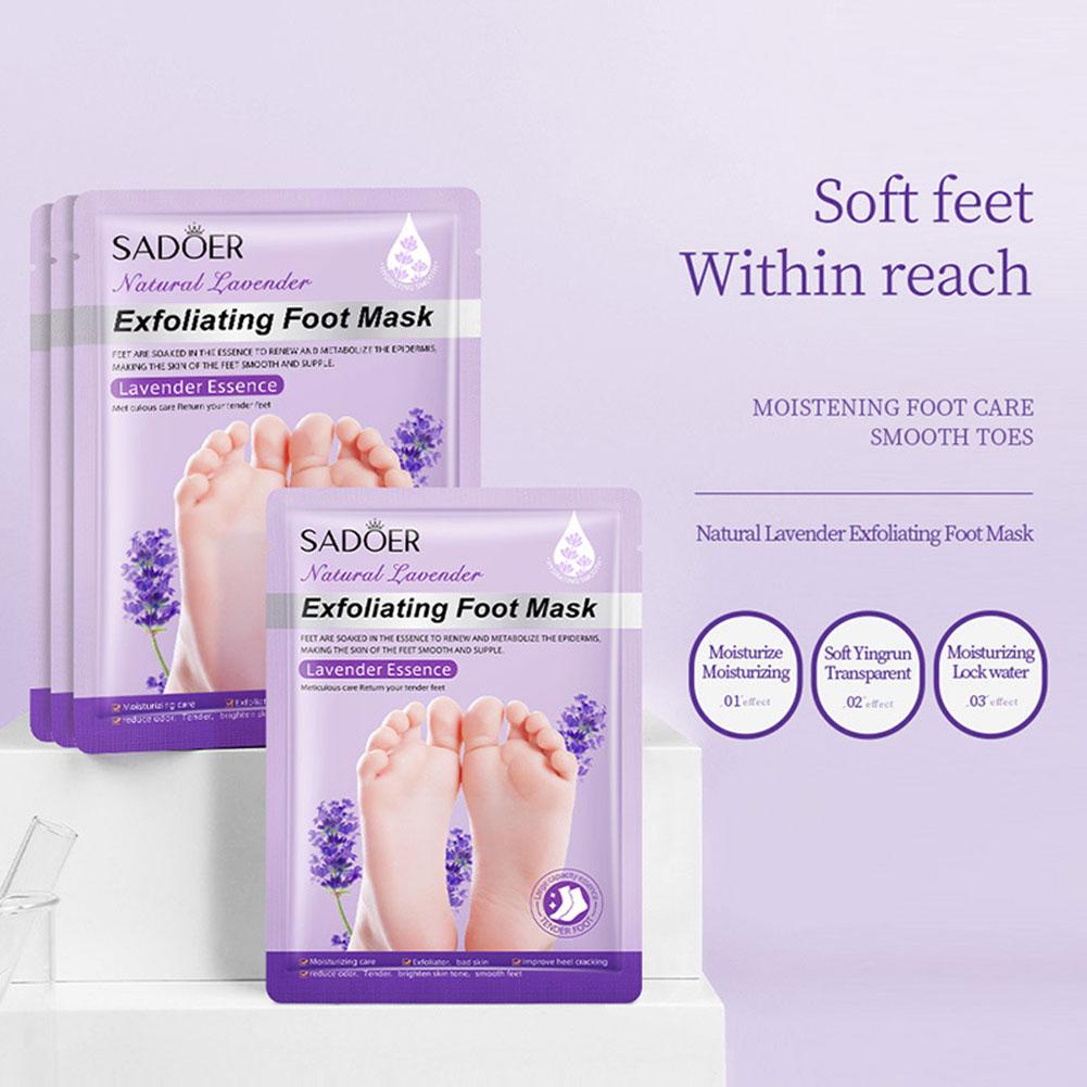 1/5/10 Stück SADOER Lavendel F – Foot Mask Peeling Bewertung und Preis