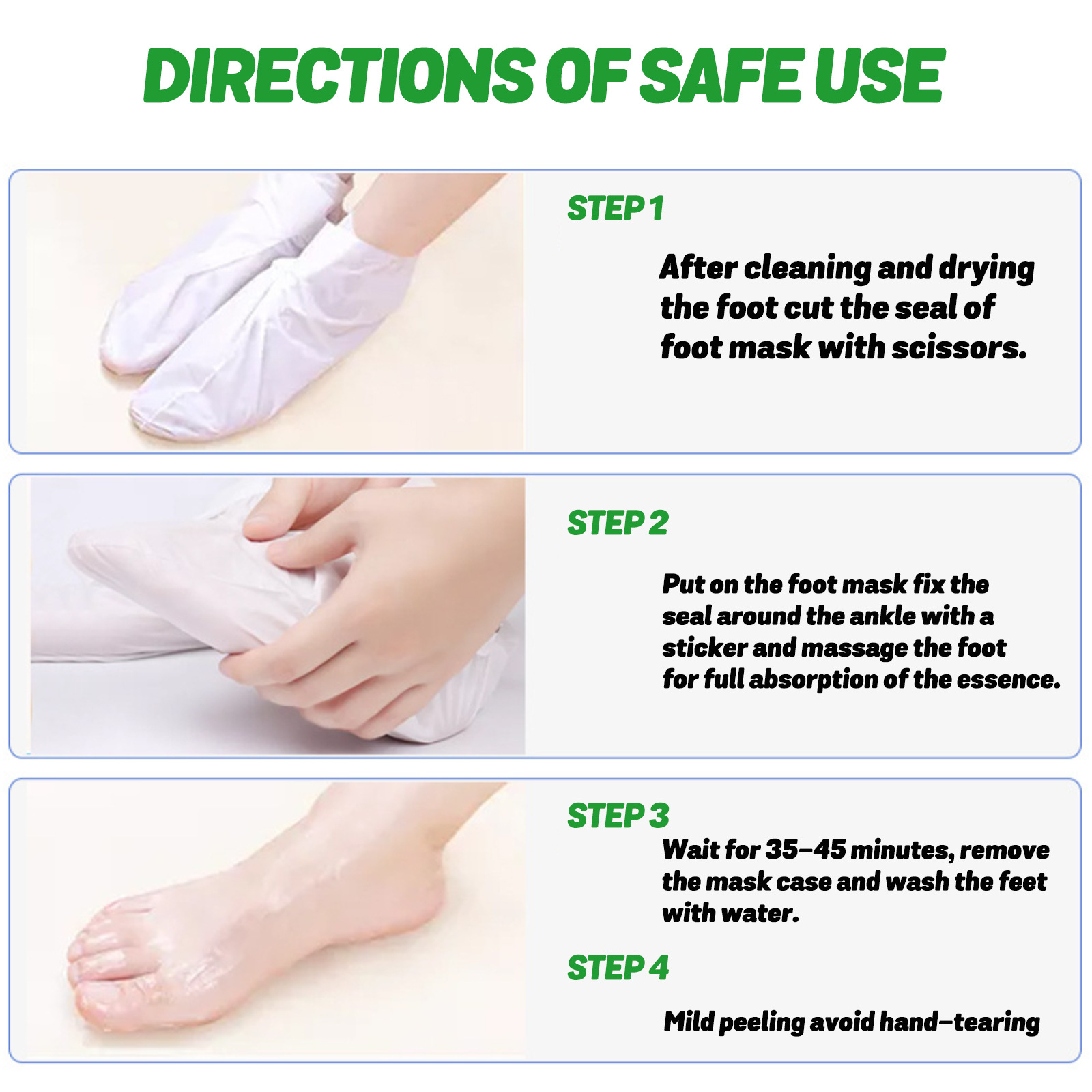 Aloe Vera Fußmaske, feuchtigke – Foot Mask Peeling Bewertung und Preis