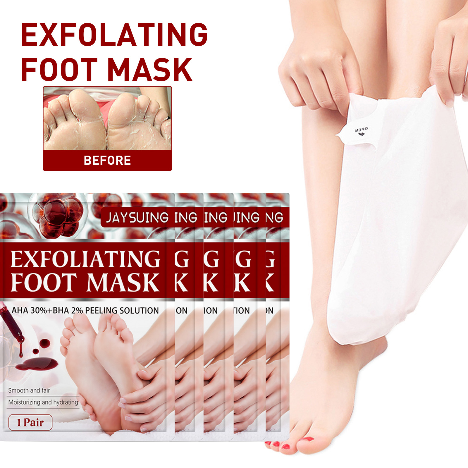 AHA Peeling-Fußmaske, feuchtig – Foot Mask Peeling Bewertung und Preis