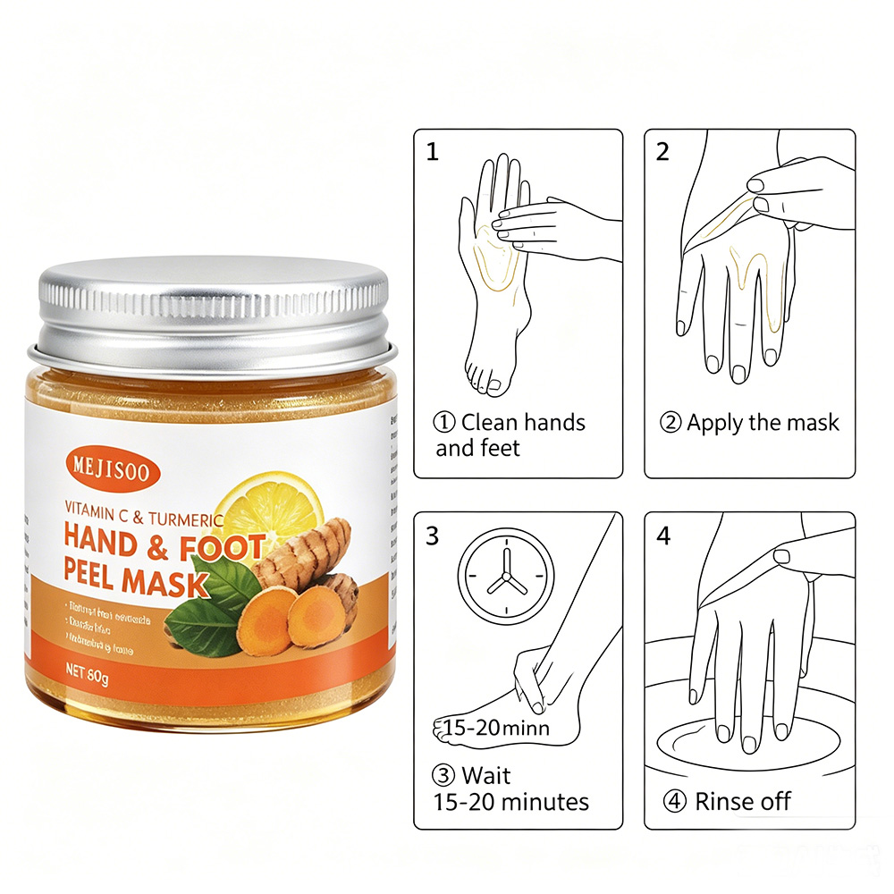 Vitamin C & Kurkuma Hand- & Fu – Foot Mask Peeling Bewertung und Preis
